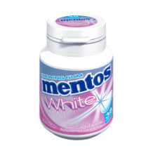 Fruitflavored gum in a bottle of 38 pieces, 54 grams