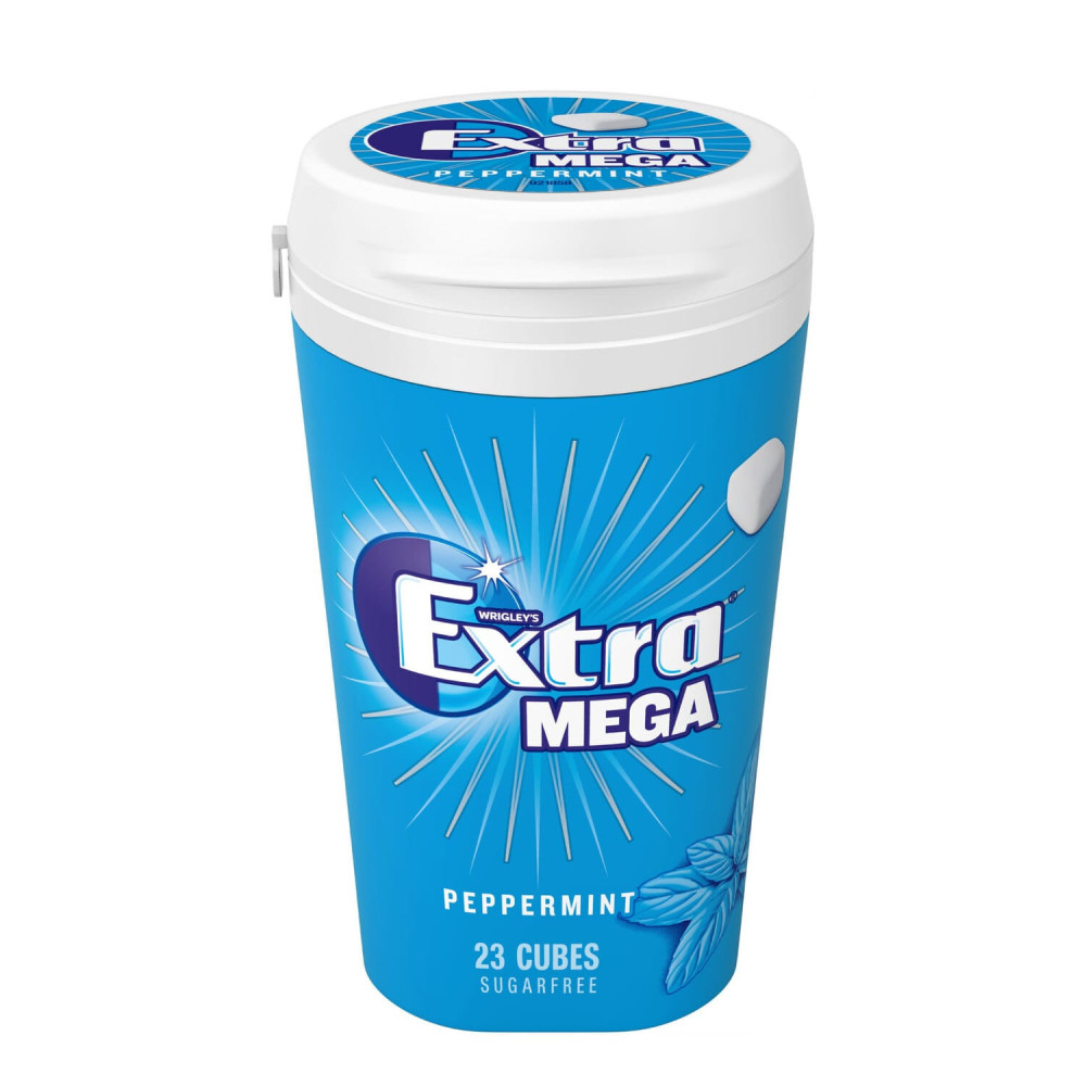 Wrigley's Extra Chewing Gum with Strong Mint Flavor, Sugar Free, 51.5 g