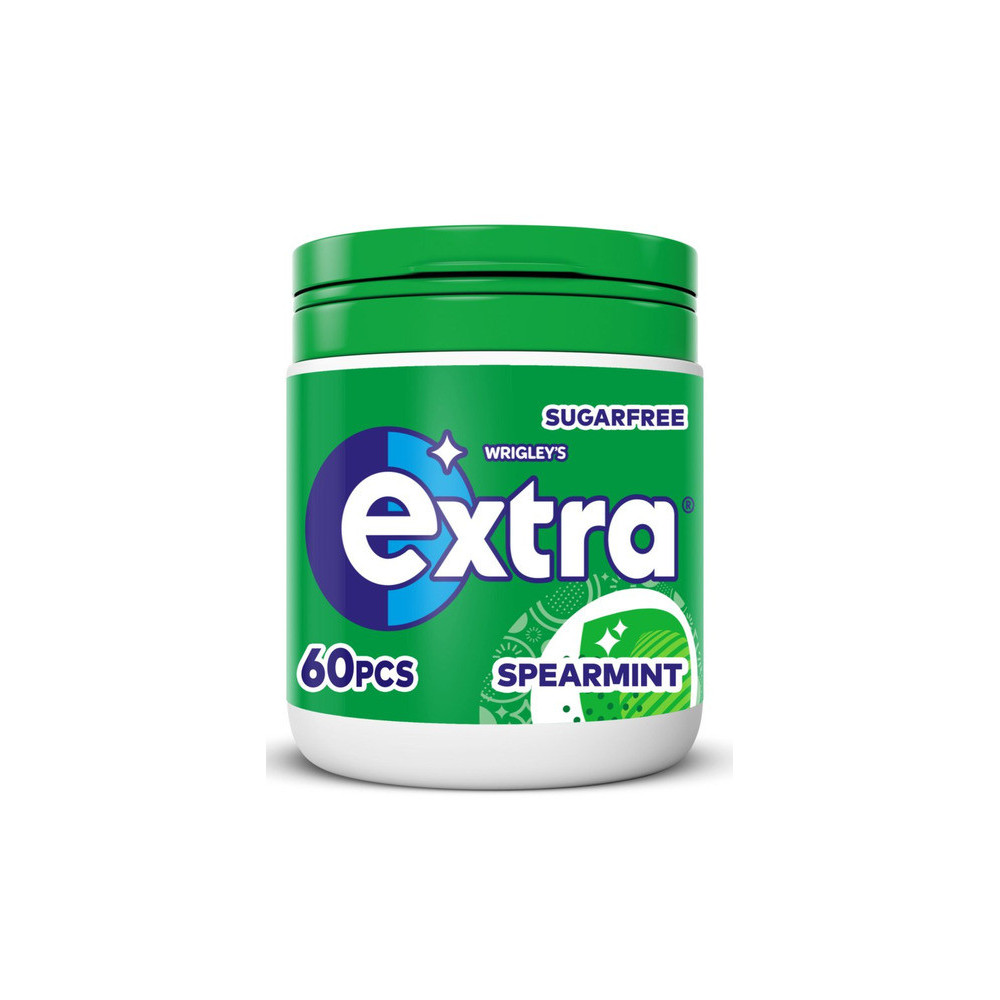 Wrigley's Extra Green Mint Flavored Gum 84 g 60 pieces