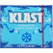 Klast Gum Peppermint S/F 12Pc