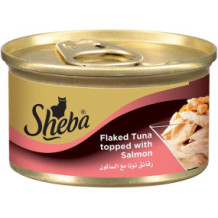 Shiba Wet Cat Food Canned With Tuna And Salmon With Gravy 85g