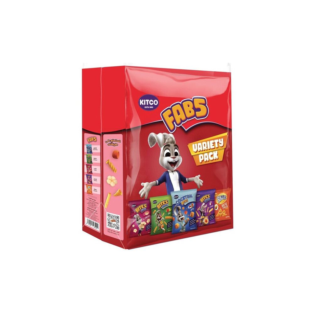 Kitco Fab Five Snacks Different Flavors 20g 20pcs