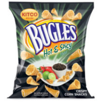 kitco Bugles Crispy Corn Snacks Chili 40g