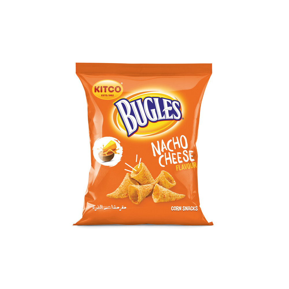 kitco Bugles Crispy Corn Snacks Cheese 40g