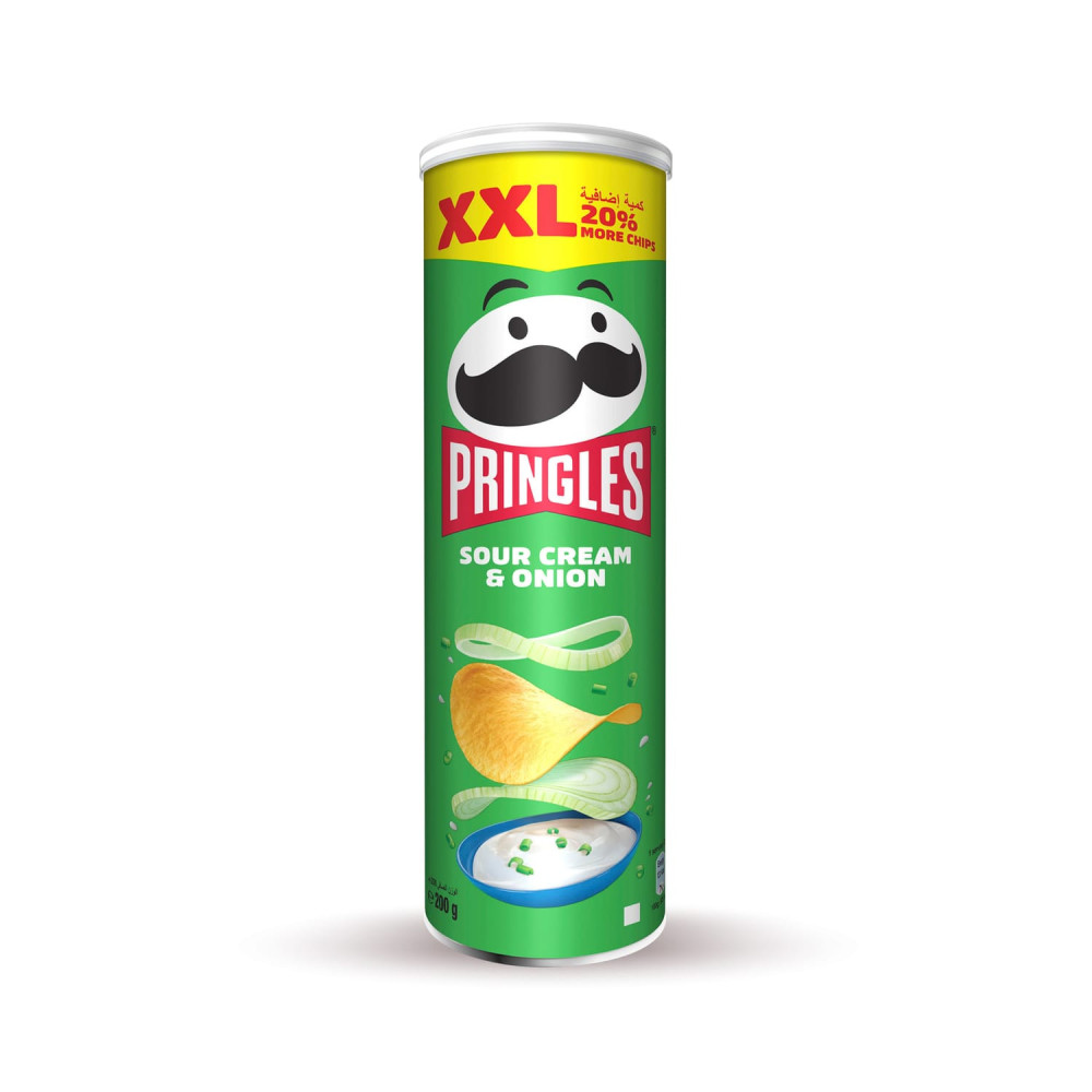 Pringles Sour Cream & Onion Chips 200g