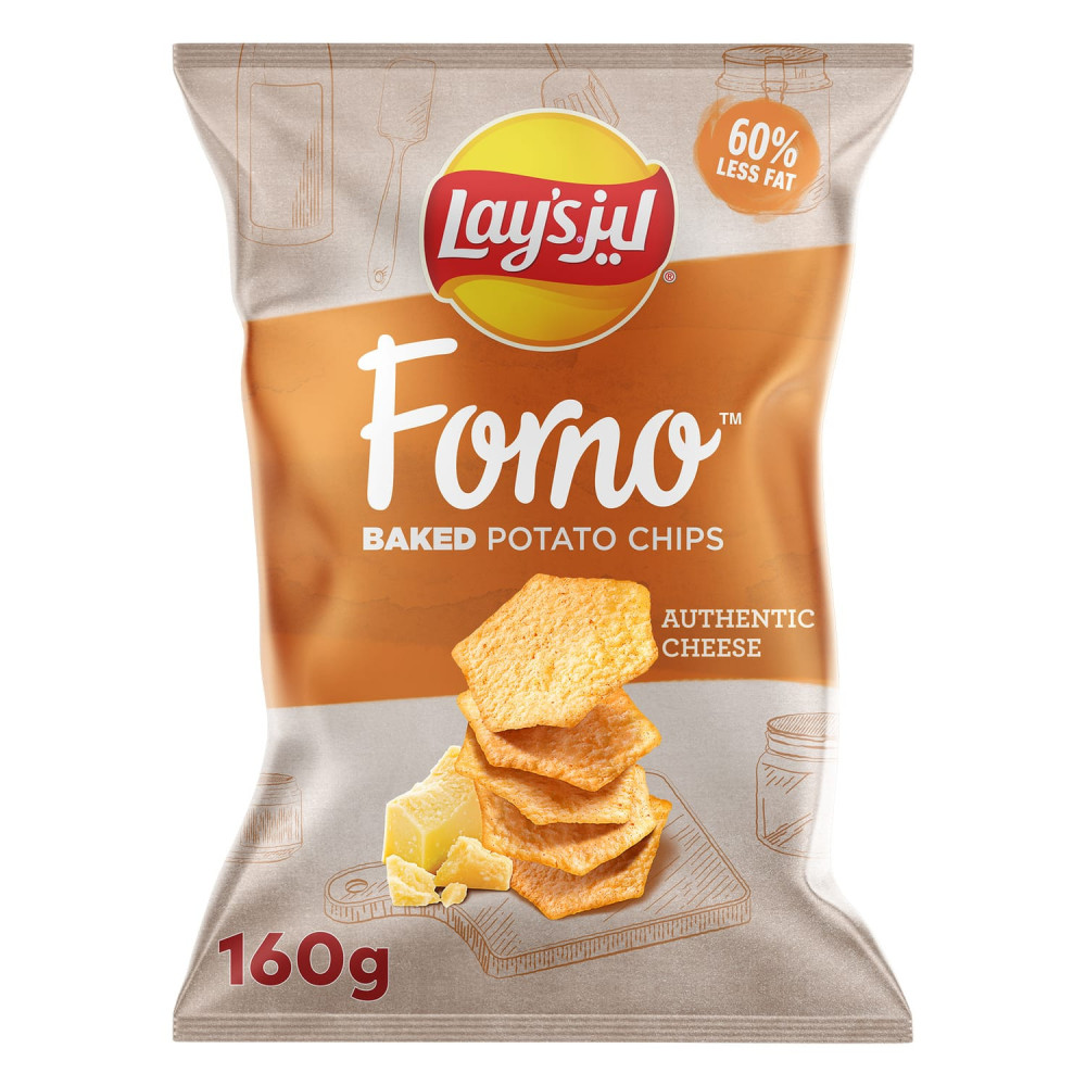 Lay's Forno Cheese Flavored Baked Potato Chips 160g