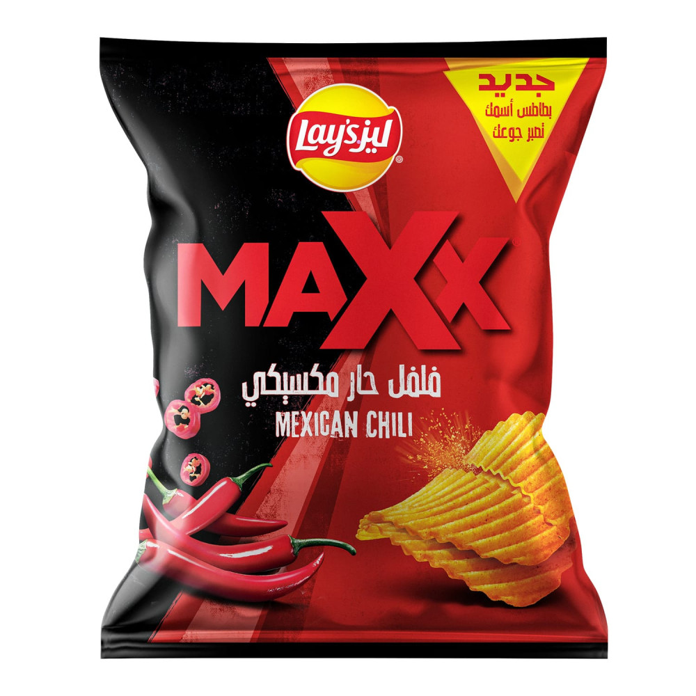Lay's Max Mexican Chili Potato Chips 160g