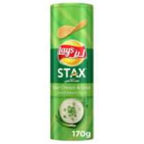 Lay's Stacks Sour Cream & Onion Potato Chips 170g