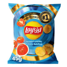 ليز شيبس بكاتشب الطماطم 45جم