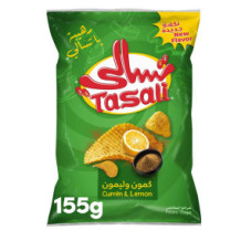 تسالي شيبس كمون وليمون 155 جم