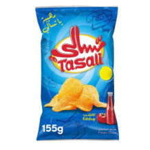 تسالي شيبس بكاتشب الطماطم 155 جم