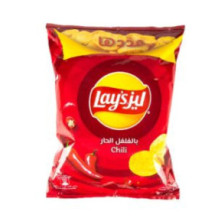 ليز شيبس بالفلفل الحار25جم 14حبة