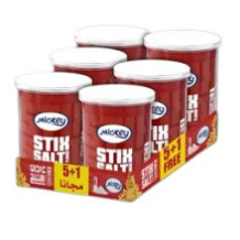 Mickey Potato Sticks Low Salt Vegetarian 45g 6pcs