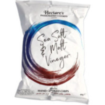Hectors Sea Salt & Malt Vinegar Chips 40g