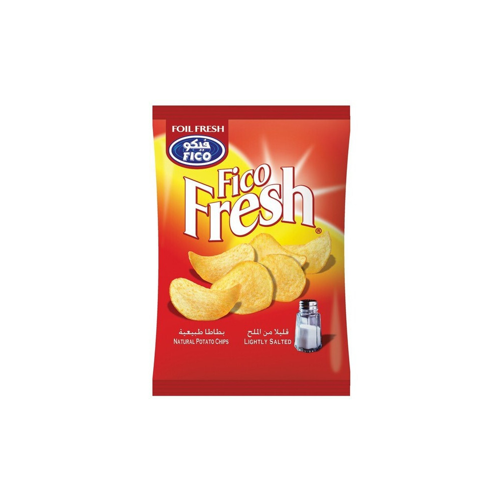 FICO Fresh Natural Potato Low Salt 80g