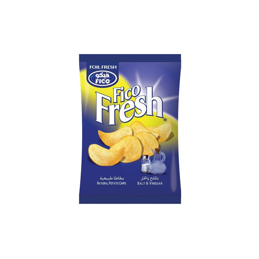 FICO Fresh Natural Potato Salt & Vinegar 80g