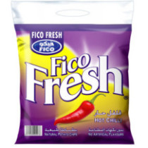 Fresh Bag of Natural Potato Chips Chili Chili 20g 20pcs