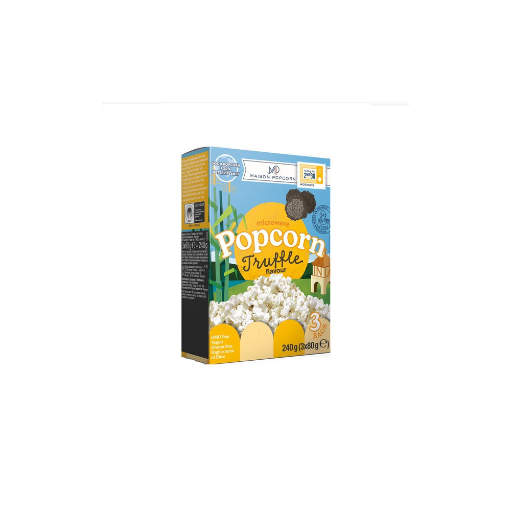MAISON microwave popcorn Truffle flavour 80g x 3pcs