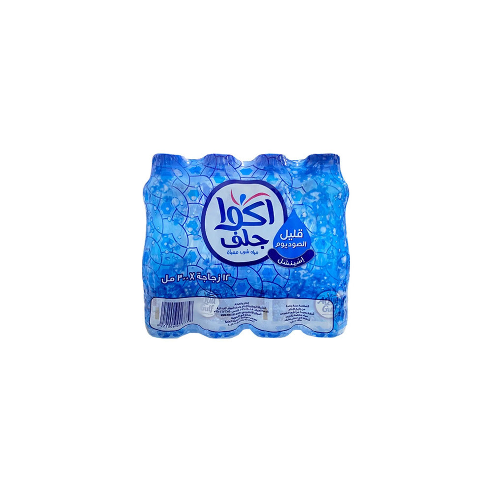 مياه أكوا جلف قليلة الصوديوم ١٢ ٥٠٠ مل