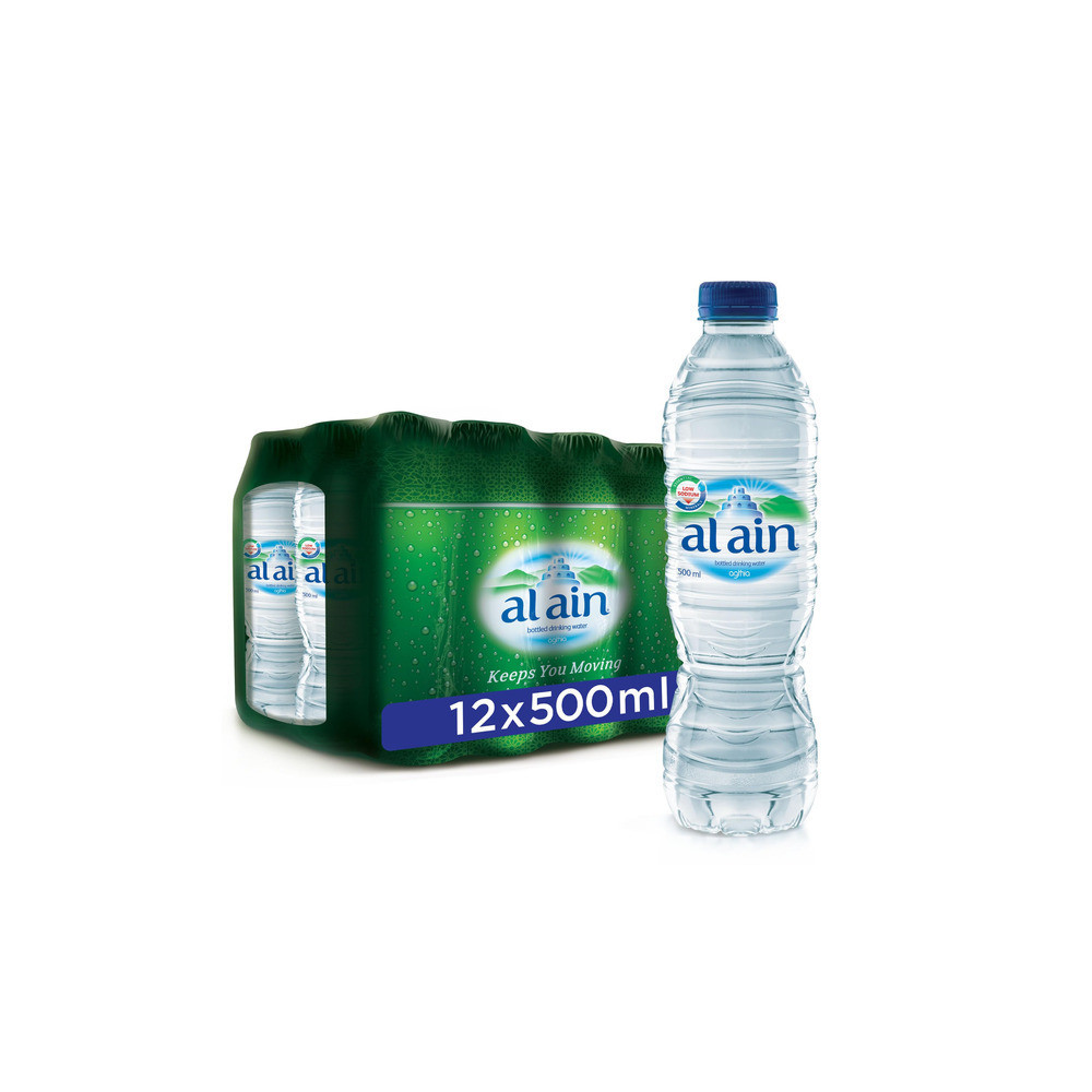 Al Ain, Drinking water, Pack of 12 bottles x 500 ml