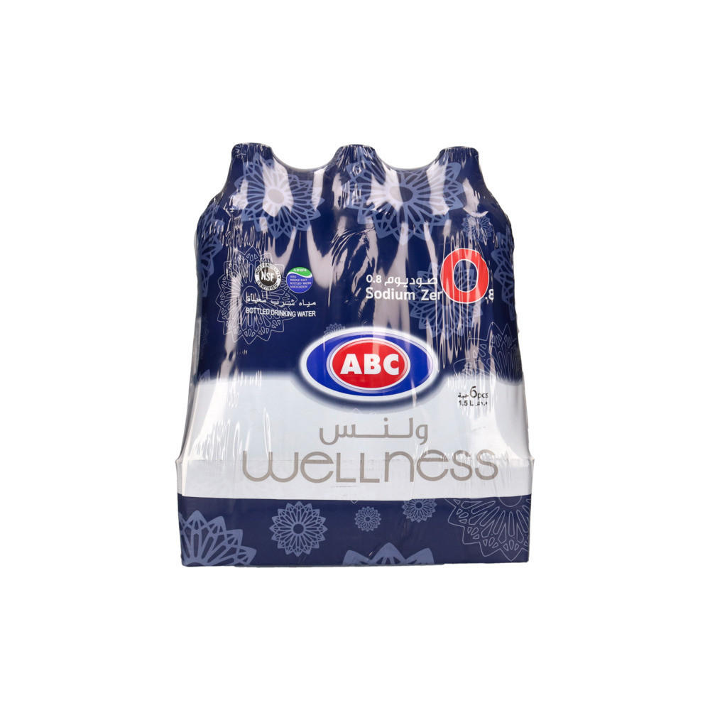 ABC wellness Water 1.5 for 6 bottles