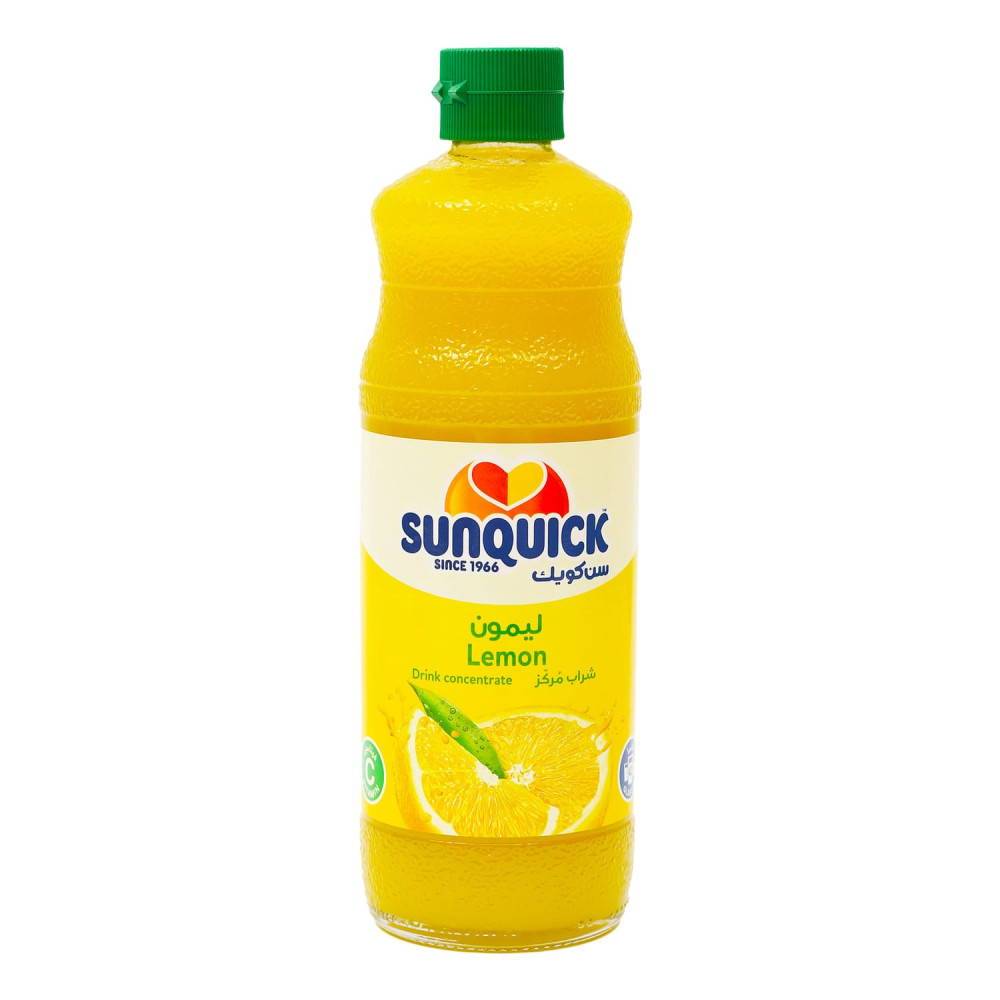 Sun Quick Lemon Juice Concentrate, 840 ml glass bottle