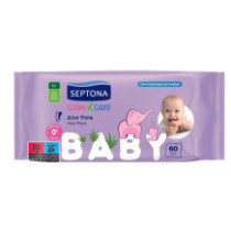 Septona wet wipes for children 60 pieces