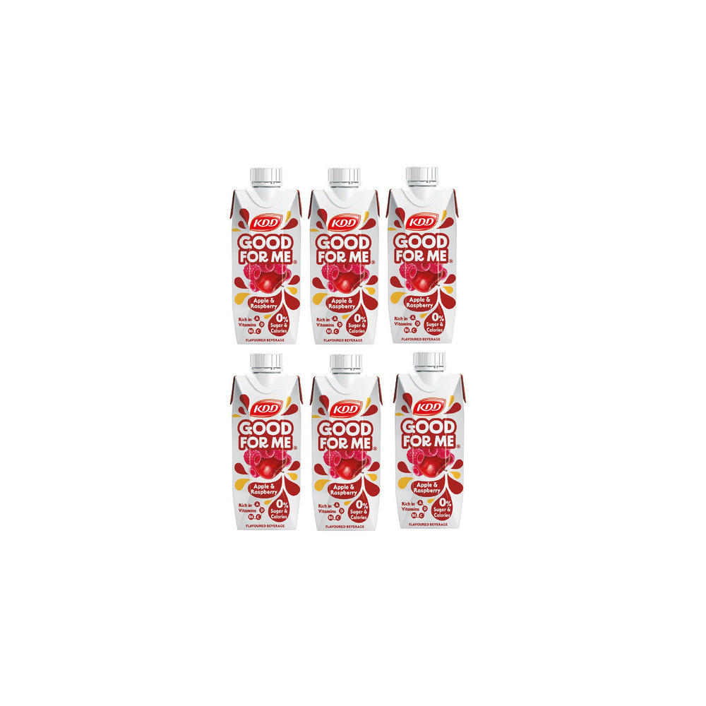 KDD, Apple & Raspberry Syrup, 6 250 ml Good For Me