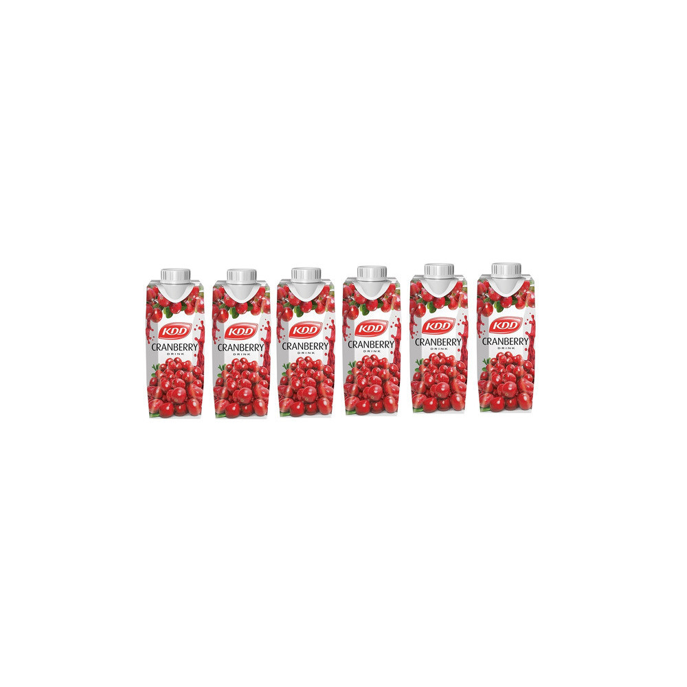 KDD, Cranberry Nectar, 6 250 ml