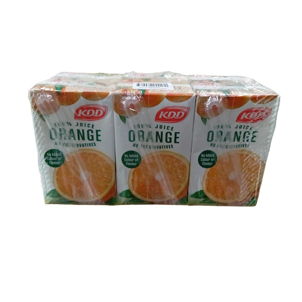 KDD, Natural Orange Juice 6 250ml