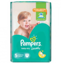 Pampers Baby, Dry Diaper Size 5 11-16 Kg 14 Count