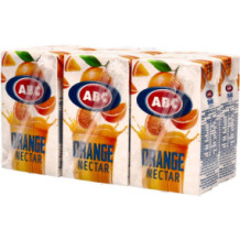 ABC, Sweetened Orange Juice 6 Pieces 250 ml Offer