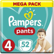 Pampers Pants Size 4, 52 Count