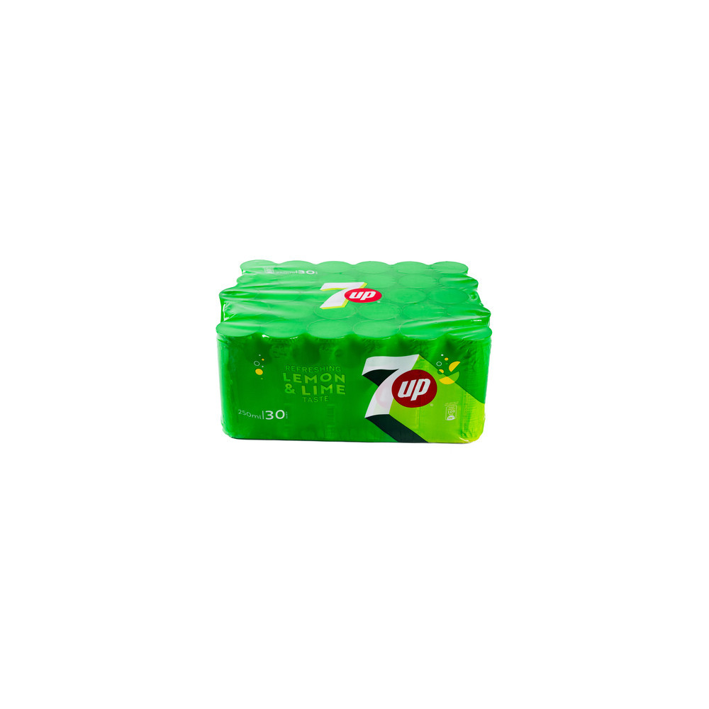 Seven Up Diet Carbonated Water 250ml Box 30 Pieces