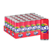 Fanta Strawberry Carbonated Water 500 Ml Carton 24 Pieces
