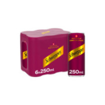 Schweppes Pomegranate Cans 250 ml 6 Pieces