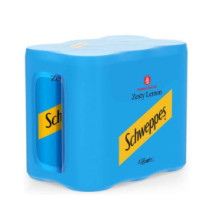 Schweppes Lemon Refreshing Cans 250 ml 6 Pieces