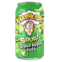 Warheads Sour Soda Drink With Green Tea 355m