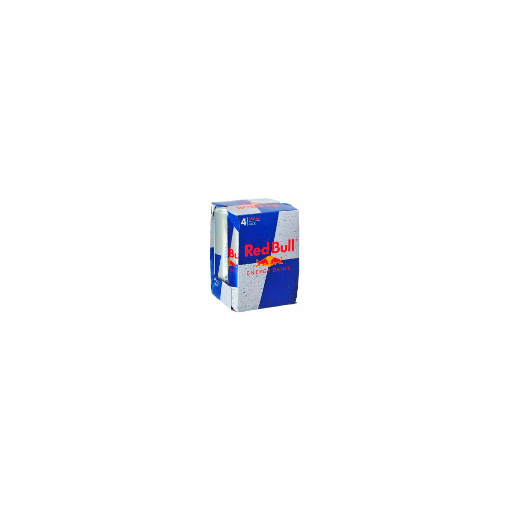 Red Bull Plain Energy Drink 355ml Box of 4 Pieces