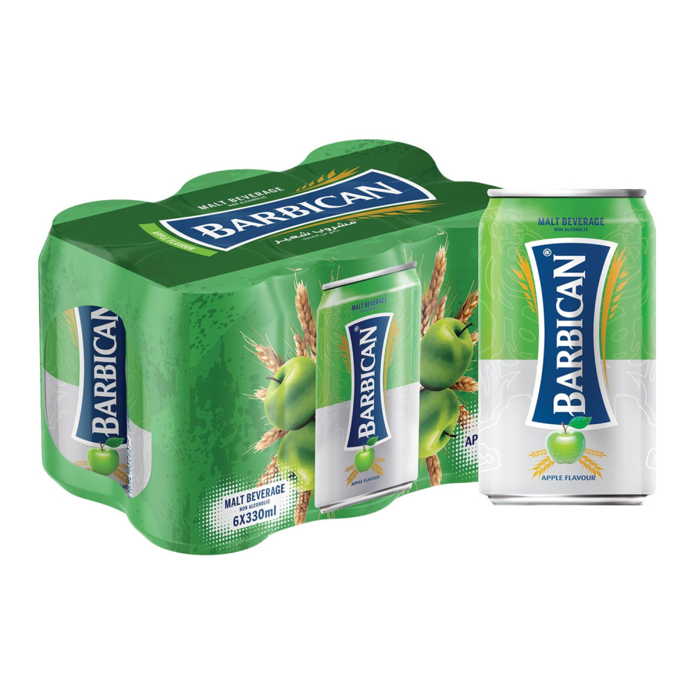 Barbican Apple Barley Drink 330ml 6 Pieces