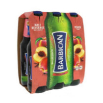 Barbican Peach Glass Malt Drink 330ml 6 Pieces
