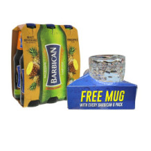 Barbican Pineapple Malt Drink Glass 330ml 6 Pieces
