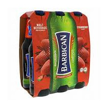 Barbican Strawberry Glass Malt Drink 330ml 6 Pieces