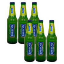 Barbican Citrus Malt Drink 330ml Glass 6 Pieces