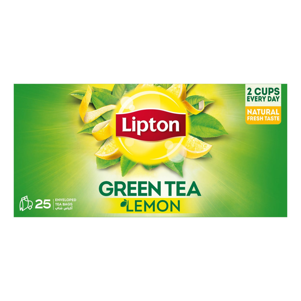 Lipton Lemon Green Tea 25 Bags