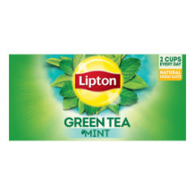 Lipton Green Tea Mint 25 Envelope Tea Bags