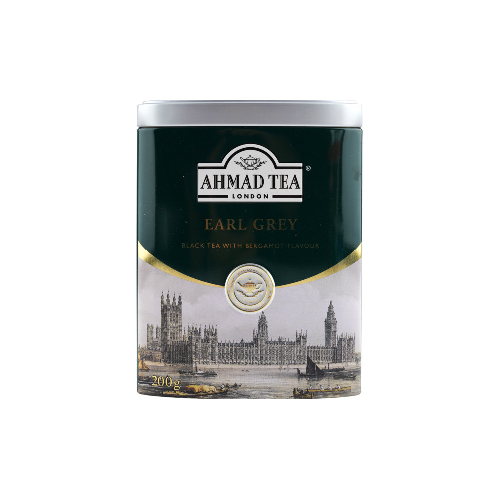 Ahmad Earl Grey Black Tea Loose Leaf in Tin - 200g