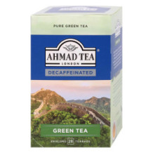 شاي أحمد الأخضر منزوع الكافيين ٢٠ كيس ا