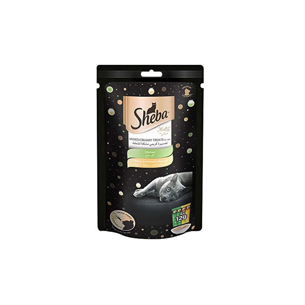 Sheba Milty Chicken Flavored Cat Food 48g (12g 4 Bags)