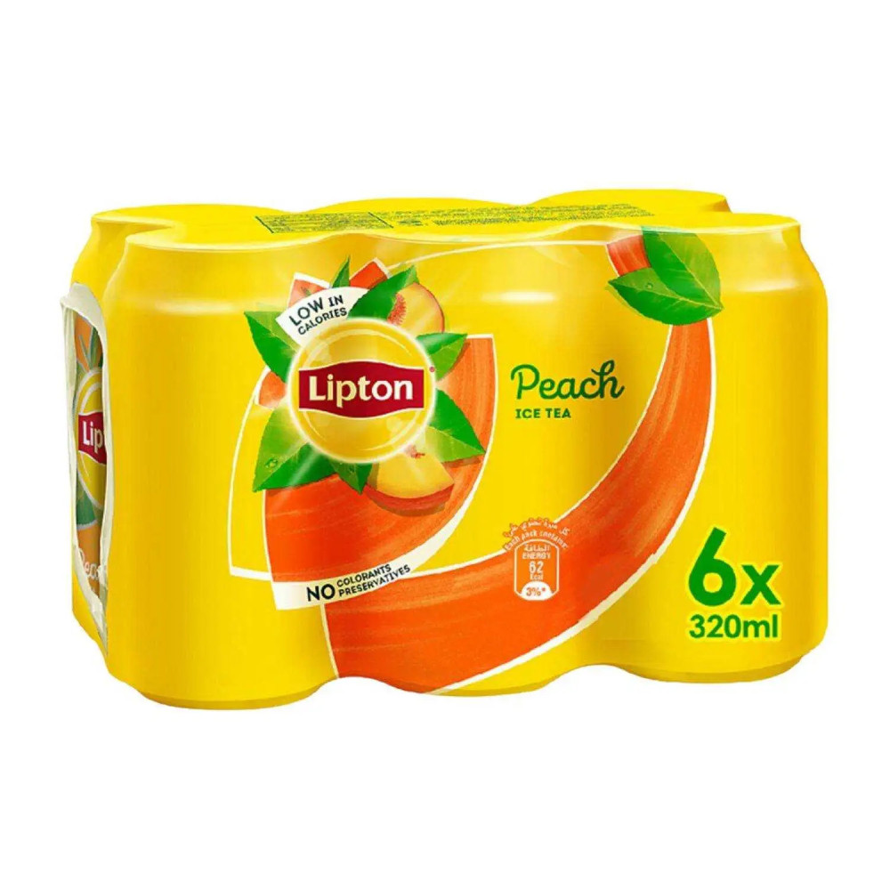 Lipton Ice Tea 320ml 6 Peach